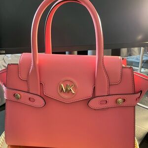 Michael Kors Carmen Medium Belted Satchel